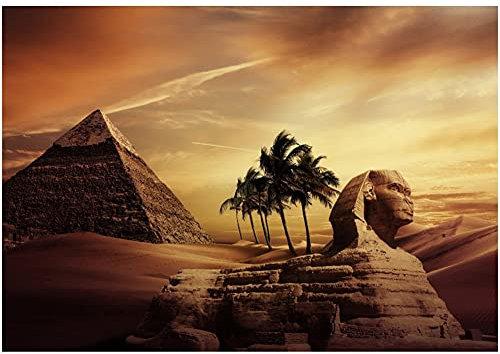 DIY 5D Diamant Malerei Voll Set Erwachsene/Kinder Malen nach Zahlen Ägyptische Pyramide Diamond Painting Bilder Stickerei Kreuzstich Mosaik Gemälde Handwerk Art, Home Wall Décor Square drill,40x60cm