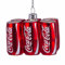 Kurt Adler Coca-Cola® Glas, 5,1 cm, 6 Stück