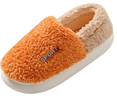 Yowablo Frauen Hausschuhe Herbst und Winter Indoor und Outdoor Mode bequem dicker Boden Patchwork Farbe warm Damenschuhe Samt