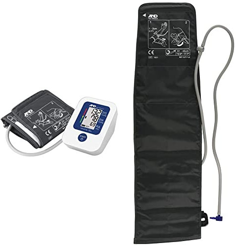 A&D Medical UA-651SL Plus Blood Pressure Monitor with AFib Screening & Large cuff Arm Circumference Cuff 31 to 45cm
