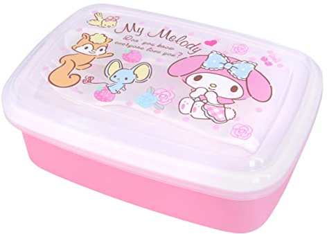 Roffatide Cartoon Cute Printed All-in-One Bento Boxes Kawaii Lunch Box Containers for Food Fruit Snack Lunch Box