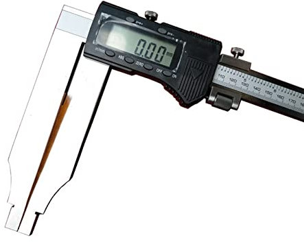 TEMKIN 300mm 12inch Long Jaw Digital Vernier Caliper with 150mm Long Jaw 0-300mm X 150mm Heavy Duty Digital Vernier Caliper ruler