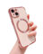 Kaywzo Antichoc Coque pour iPhone 15 Plus,Housse Étui en Brillant Silicone Galvanisé Compatible avec Magsafe,Protection Renforcée Aux 4 Coins,Femmes TPU Case Cover,Rose