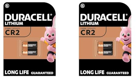 Duracell High Power Lithium CR2 Batterie 3 V, 2er-Packung (CR15H270) entwickelt für die Verwendung in Sensoren, schlüssellosen Schlössern, Blitzlicht und Taschenlampen (Packung mit 2)