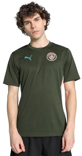PUMA Herren Manchester City Trainingstrikot M Myrtle Bold Blue Green