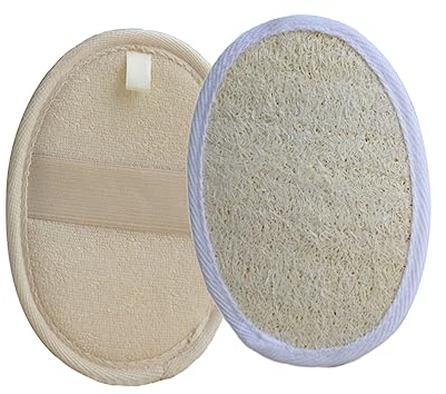 POPETPOP 2 Piezas depurador corporal exfoliante de lufa de esponja de ducha cepillo exfoliante cepillo de fregar Estilo japones toallita de baño frotar barro Bola de baño