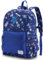 Kasgo Kinderrucksack Jungen, Niedlich Schulrucksack für 6-8 Jährige Mädchen Wasserabweisend Tagesrucksack Vorschulrucksack Kindergartentasche mit Brustgurt Rakete