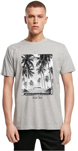 Mister Tee Herren T-Shirt 100% Baumwolle Heidegrau XL