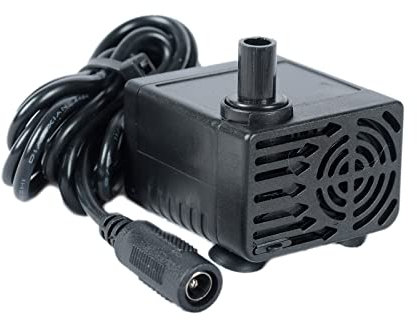 TEMOOUES Ultra silencieux pour C 9 V 12 V 500 L/H 4-5 W Pompe à eau solaire sans balais pour fontaine