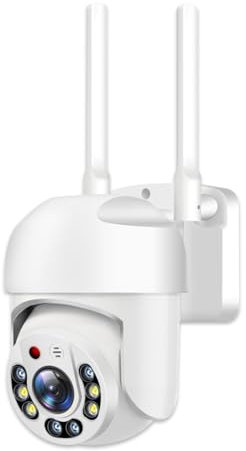 Peppy 2K Überwachungskamera für den Außenbereich, 360° schwenkbar, WiFi, CCTV mit Farbnachtsicht, KI-Erkennung, 2-Wege-Audio, Bewegungsverfolgung, Tapo-Außenkamera, funktioniert mit Alexa
