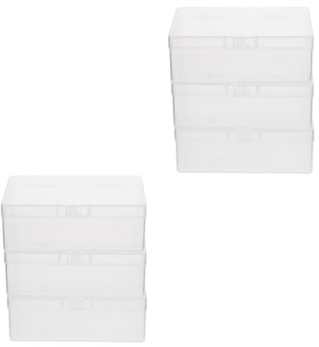 KOMBIUDA 6 Stk für Karten Visitenkartenetui Behälter für Pokerkarten trading card storage box sammelkarten aufbewahrungskorb Kartenspielen Poker-Fall pp