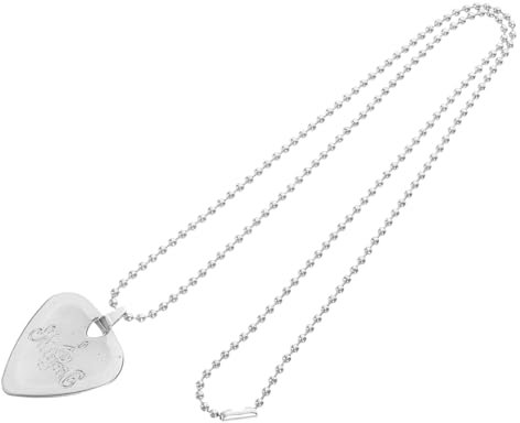 COLLBATH Gitarrenplektrum Halskette Aus Hochwertigem Harzmaterial Tragbares Bassplektrum Einfaches Plektrum Für Gitarre Langlebiges Plektrum Mit Klarerem Klang Nützliches Für Basteln Und Tr