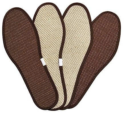Healeved 2paare Bambuskohle-einlegesohlen Schuhpolster Fußpflege Einlegesohlen Für Sportschuhe Kissen Kaffeefarben