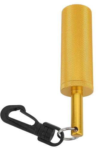 Shaker Sottomarino in Alluminio, Shaker Sottomarino Sfere in Acciaio in Acciaio Anti Slittamento in Alluminio Incluse con Stick per Immersioni a Campana del Segnale a 360 ° per Imm (Oro)