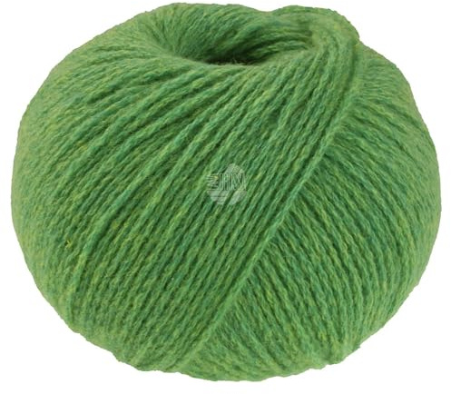 LANA GROSSA Cashmere Pure | Klassisch verzwirntes reines Kaschmirgarn | Handstrickgarn aus 100% Kaschmir | 25g Wolle zum Stricken & Häkeln | 115m Garn FB 27