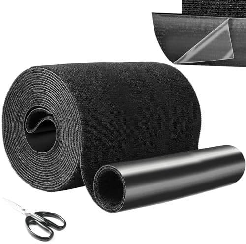 Gewebe Reparaturband für Segeltuch Flicken Selbstklebend Stoff Schwarz | 10x200cm Gewebe-Reparaturband Waschbar für Markise Flicken für Möbel Daunenjacke Risse Oder Löcher in Stoff Zelt