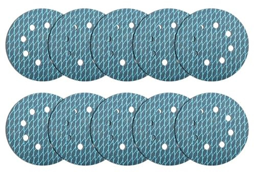 5 Zoll (125 Mm) Diamantförmiger Exzenterschleifer, Schleifpapier, Schleifscheibe, Körnung 60-400, 8-Loch-Klettpads, Schleifwerkzeuge(320G)