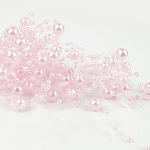 6,5 M perlengirlanden guirlandes de perles rose starfact déco line