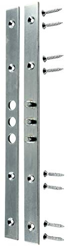 SN-TEC Türsicherung/Hebesicherung/Bandsicherung/Scharnierseitensicherung für die Bandseite zum aufschrauben incl. Montagematerial