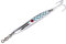 Angeln Spoons Sinkende Metallköder Metall Angelköder Ködelrute Sinking Metall Löffel Pailletten Köder Metall Bass Harter Löffel Köder Jig Lure Künstliche Haken Lockt Angelgerät Köder(28g-Silber)