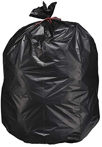 LPF LE PETIT FOURNISSEUR - Lot de 100 Sacs Poubelle 130L - Sacs Grand Volume - 100% Recyclable - 45µ - PEBD recyclé - Qualité Professionnelle - Haute Résistance poids et objets coupants - Couleur Noir