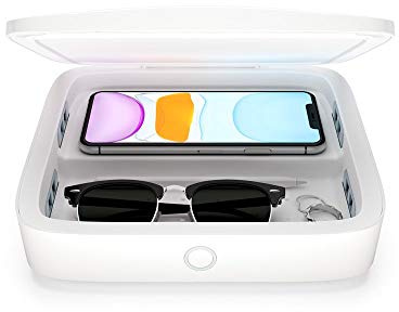 Einova - Mundus Pro - Kabelloses Dual-Ladegerät mit UV-C Lampe Germicida Schnellladung Qi-Zertifiziert, EPA-zertifizierte Desinfektion