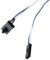 CABLEPELADO Cavo dell'interruttore di accensione del computer | Pulsante di accensione computer scheda madre | Power Switch Jumper | Adatto per scheda madre ATX | 2 pin | Lunghezza 50 cm