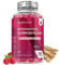 Ashwagandha Gummies 1200mg/Jour - 120 Gummies Vegan Pour 2 Mois - 30:1 Extrait d'Ashwagandha - Ginseng Indien Puissant, Goût Framboise et Sans Gluten - Gommes à Mâcher Withania Somnifera Efficace