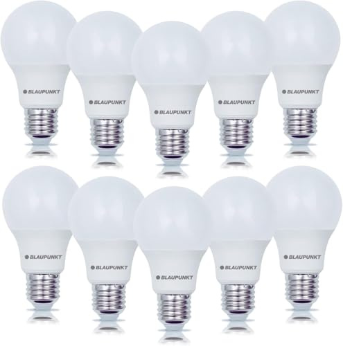 Blaupunkt LED E27 Birne - Classic - LED-Leuchtmittel - Tageslichtbeleuchtung - 12W - Ersatz für 86W Glühbirne - Neutralweiß 4000K -Lampe - Energie- und Kostensparendes Licht - Led Lampen - 10-er Pack