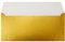 25 DIN Lang Brief-Umschläge Gold - 11 x 22 cm - 90 g/m² Haftklebung Standard Brief-Kuverts für Taufe & Einladungen von Ihrem Glüxx-Agent