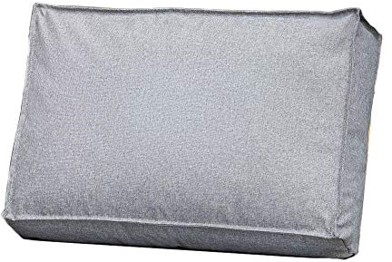 Bielik Palettenkissen 60 x 40 für Palettenmöbel | Wasserdicht Europaletten Sitzkissen Made in EU | Palettensofa kisse in Farbe: Grau