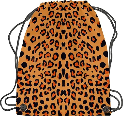 U24® Turnbeutel Sportbeutel Leoparden Muster Motiv Nr. 1