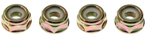 RLECS 4PCS M10x1,25 Linksgewinde Kragen Mutter Ersatz Klinge Mutter Ersatz für Rasentrimmer Freischneider Getriebe Kopf Klinge Fall Zubehör