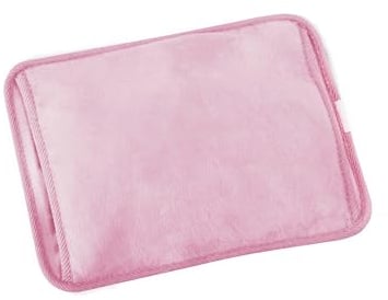 1Above Electrical Hot Water Bottle | Rechargeable | Hand Warmer Pouch | Keep Warm up to 6 Hours | Automatic Temperature Control | Soft and Comfortable | Eases Pain and Improve Blood Circulation (PINK)