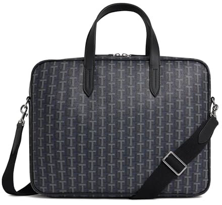 Le Tanneur, porte documents, sac ordinateur 15 pouces, en toile enduite, camille, femme, homme, poche moussée ordi, poches de rangement, malette, porté main, bandoulière, sac business, travail