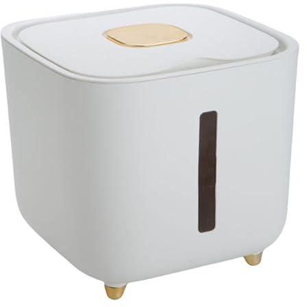 Kitchen Grain Storage Organizers, Cereal Dry Food Flour Bin, Rice Grain Storage Dispensers, Airtight Rice Storage Dispenser with Multi Uses, Large Cereal Storage Bin for Rice Corn Grain