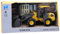 New Ray - Chargeur Volvo L25 avec Accessoires Miniature Échelle 1/18 - Un Engin De Travaux - Réaliste Et Robuste - Un Jouet pour Les Enfants De 3 Ans Et Plus