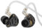 Linsoul KZ ZS10 PRO 2 In Ear Monitor IEM, auricolari cablati ibridi 1DD+4BA, con interruttore di sintonizzazione a 4 livelli, auricolari da gioco con crossover a 3 vie (Nero, Senza microfono)