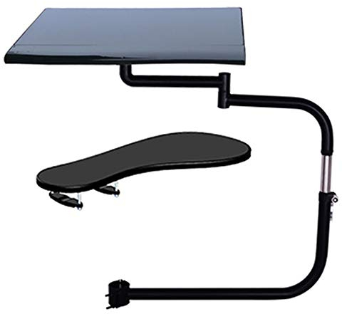 Generic Keyboard Tray Mouse Support Armrest Ergonomic Chair Tray Laptop Stand Mouse Holder for Home Office Game Computer Chair