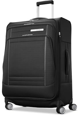 Samsonite Uplift Softside-Gepäck mit Spinnrädern, Schwarz, Checked-Large 29-Inch