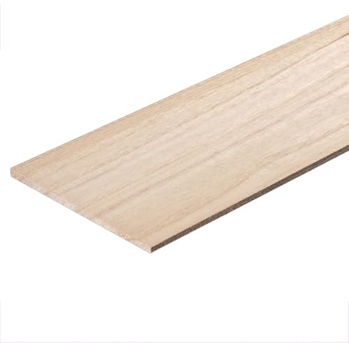 Purzen Paulownia-Holzplatten Ideal zum Basteln und als Multiplex Platte zu verwenden.,10cmx60cmx1cm