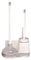 Toilet Brush and Plunger Set - Toilet Bowl Cleaner Combo, Brush and Plunger with Holder, Bathroom Cleaning Set for Home, Household, and Toilet Maintenance