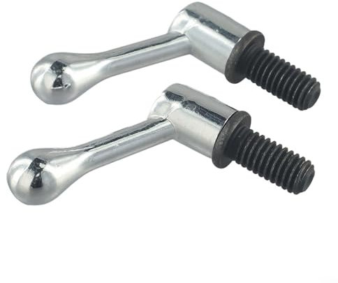 LUCKCDUO Milling Machine Accessories 2PC Adjustable Fixed Handle with Thread Design