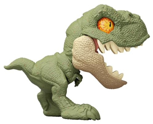 Jurassic World Mighty Little Biters, Dinosaurier-Actionfigur (Tyrannosaurus Rex)