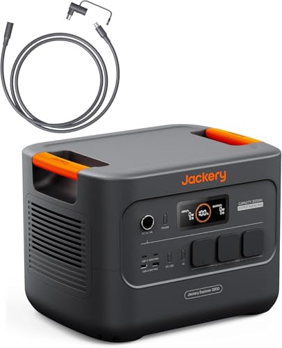 Jackery Explorer 3000 v2 Powerstation mit 5 m Verlängerungskabel