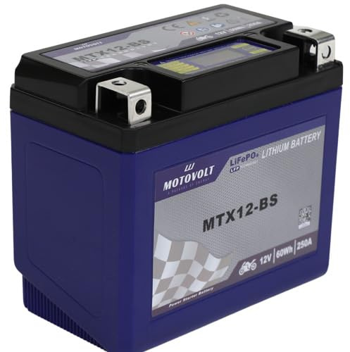 Motorradbatterie motoVolt Lithium MTX12-BS / YTX12-BS CCA:250A