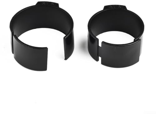 Dolvitrny Front Derailleur Clamp Band Adapter 34.9 mm to 31.8 mm for Frame Mounting, Plastic Derailleur Size Converter with Backing For Ring