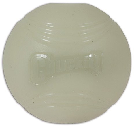 Chuckit Max Glow Large, Phosphorescent Ball for Dogs with a Diameter of 7.5 cm, L