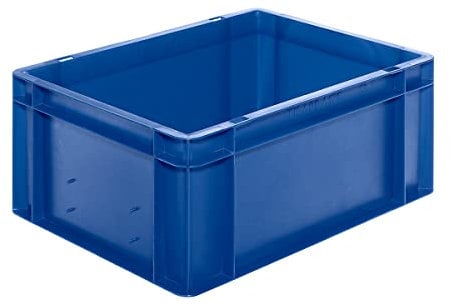 LA-KA-PE Transportstapelbehälter blau L400xB300xH175mm Wände/Boden geschl. PP