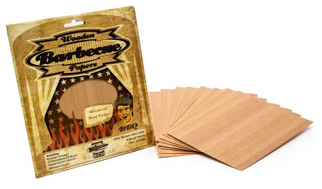 Anschlag PAR1 Papers Barbecue in Legno Cedro Rosso Occidentale 190 x 150 mm Confezione da 8